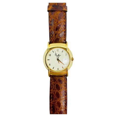 Chaumet Etonche Diamond and 18k Yellow Gold Wristwatch For Sale at ...