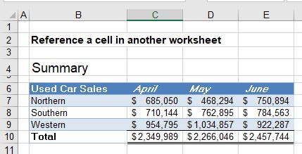 Image result for Excel Dynamic Worksheet Reference