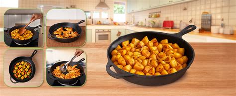 Buy The Indus Valley Premium Cast Iron Skillet Fry Pan | Induction ...