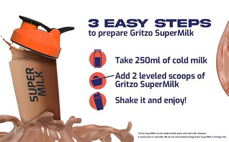 Buy Gritzo SuperMilk Height+ (8-12y Girls),10g Protein with Zero ...