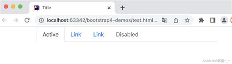 Bootstrap4 的图像结果