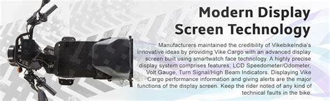 VIKE Cargo Heavy Duty CB01 Hi-Speed RTO Model Loader Electric Scooter ...