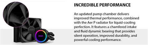 Nzxt Kraken 120 mm AIO Liquid Cooler with RGB - Black Intel Socket LGA ...