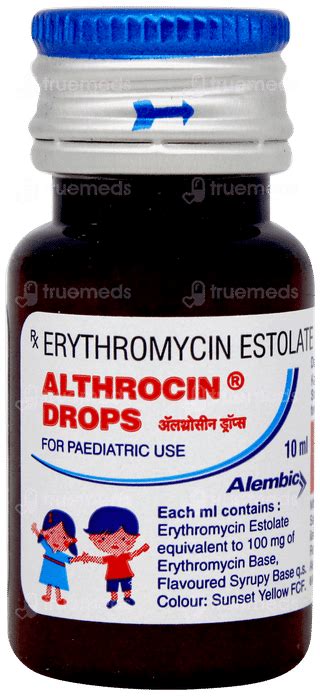 Althrocin 100 MG Drops 10 ML | Order Althrocin 100 MG Drops 10 ML ...