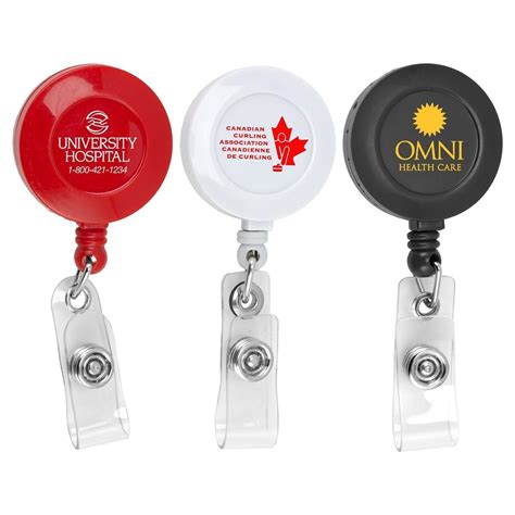Retractable Custom Badge Reel | Promotional Badge Reels | CanPromos©