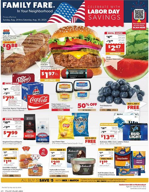 Family Fare Weekly Ad from August 24