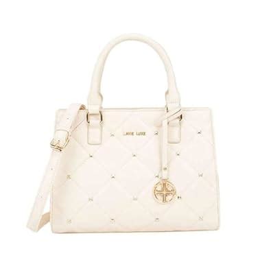 Buy Lavie Stud Shelly Synthetic leather Zipper Closure Women's Satchel ...