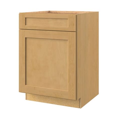 allen + roth Innsbrook 24-in W x 34.5-in H x 24-in D Rye 1-Drawer Base ...