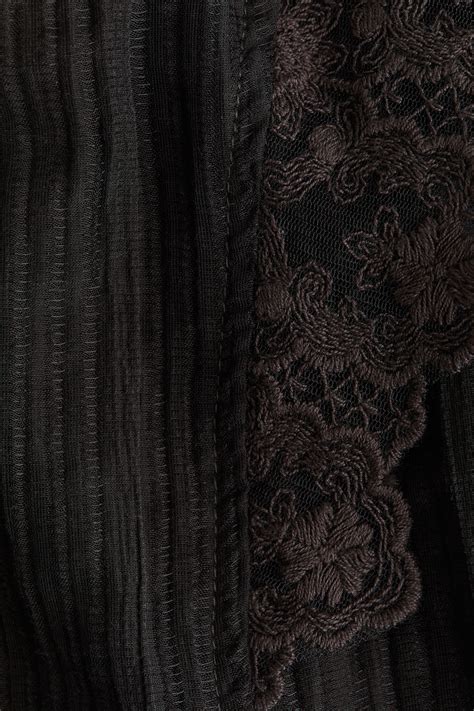 Lace-trimmed vest top - Dark grey - Ladies | H&M IN