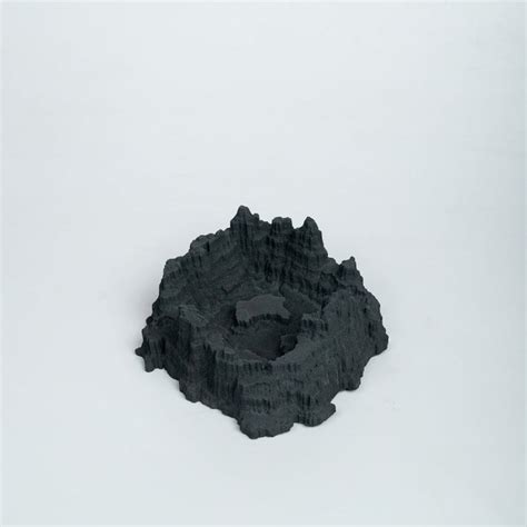 New The Grand Canyon Black - Mountain Shaped Ashtray and Decor Piece ...