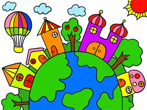 Earth简笔画 的图像结果