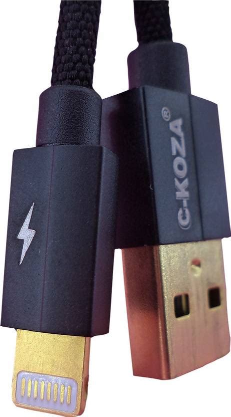 C KOZA Lightning Cable 1 m LIGHTNING USB CABLE 5 Amp - C KOZA ...
