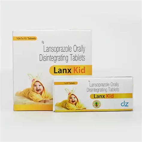 Lanx Kid Lansoprazole Tablets for Children | Acid Reflux Relief