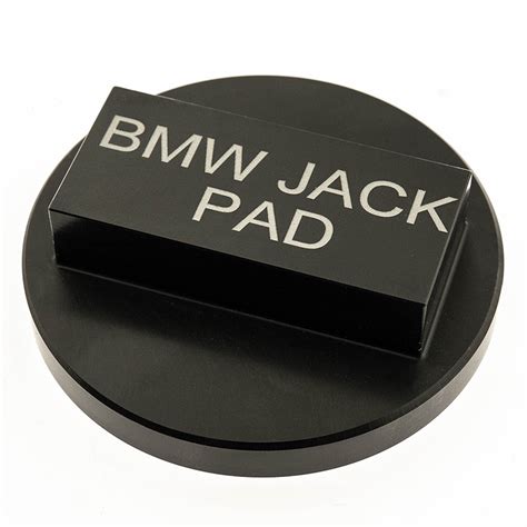 BMW Floor Jack Pad Adapter Billet Anodized Black Aluminum MINI COOPER ...