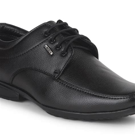 Buy Fortune Black Formal Lace Up Shoes For Men Uvl-33 By Liberty