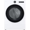 LG TurboSteam 7.4-cu ft Stackable Steam Cycle Vented Smart Gas Dryer ...