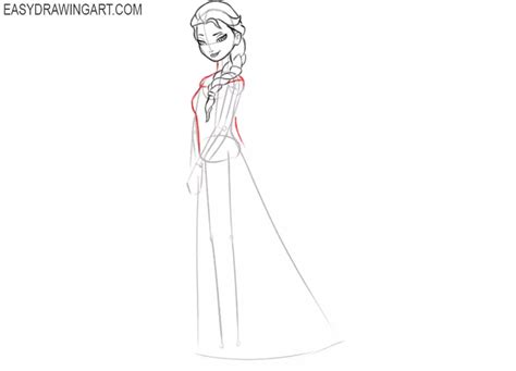 Image result for Elsa Drawing Step by Step