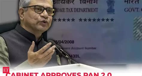 pan 2.0: PAN cards with QR Code soon as Cabinet approves PAN 2.0 ...