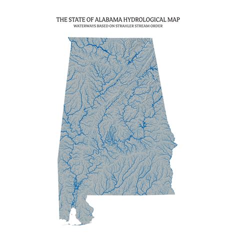 Alabama-Rivers & Lakes - US River Maps