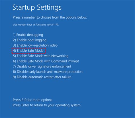 Image result for System Restore Safe Mode Windows 1.0