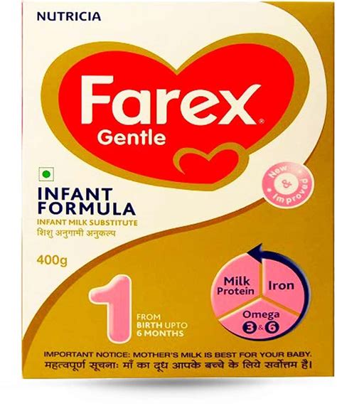 Buy FAREX GENTLE STAGE 3 FOLLOW-UP INFANT FORMULA REFILL OF 400 GM ...