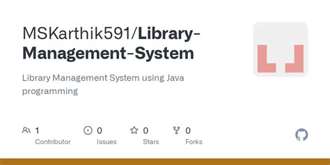 Library Management System in Java GitHub 的图像结果