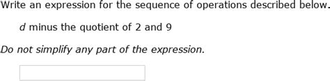 Image result for Write an Expression Variable without Fraction Bar