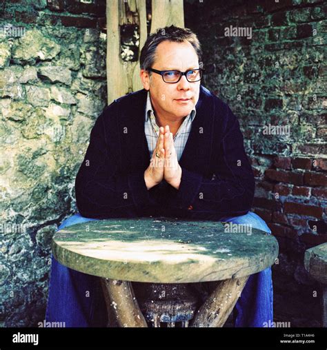 Portrait of comedian Vic Reeves photographed at home in March 2006 ...