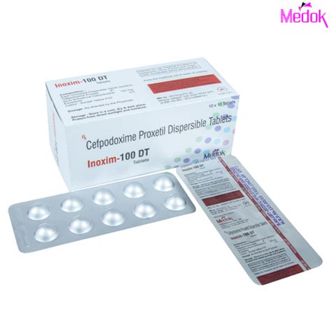 INOXIM 100 DT Tablets Medok Lifesciences Pvt. Ltd.