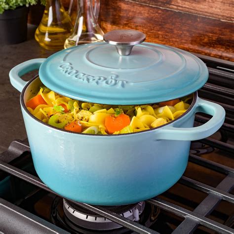 Buy Crock-Pot Artisan Round Enameled Cast Iron Dutch Oven, 3-Quart ...