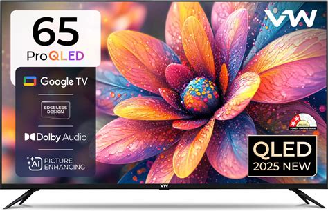 VW 109 cm (43 inches) Pro Series 4K Ultra HD Smart QLED Google TV ...