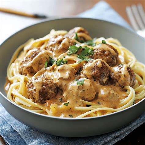 Meatball Stroganoff Recipe - cookingwithsandra.com