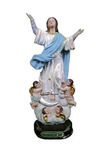 Buy Our Lady of Assumption Poly Resin Statue 8.5 inch l Idhaya Crafts ...