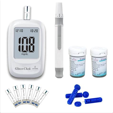 ASPEN Gluco Chek 5 Sec. Glucose Blood Sugar testing Monitor Machine ...