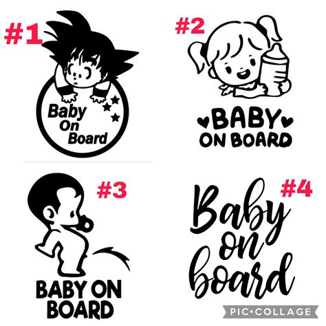 Baby on Board Car Decal, New Mom Gift (4x6 Inch) - Etsy