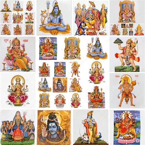 Collection of hindu religious symbols ⬇ Stock Photo, Image by ...