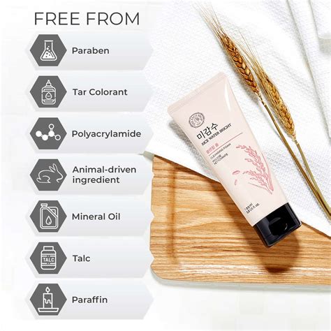 Buy THE FACE SHOP RICE WATER BRIGHT CLEANSING FOAM 100ML Online & Get ...
