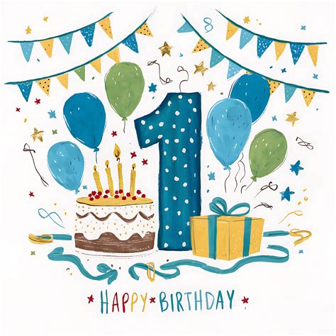 Happy First Birthday Boy Wallpaper First Birthday Wishes To Celebrate