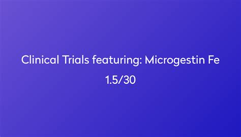 Microgestin Fe 1.5/30: Everything you need to know | Power