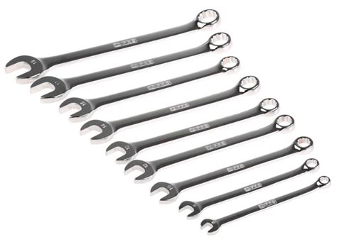 RS PRO | RS PRO 9-Piece Spanner Set, 6 To 19 mm, Chrome Vanadium Steel ...