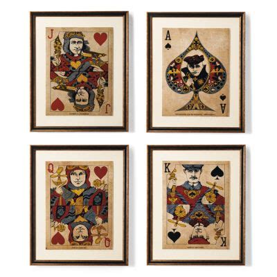 Famous Aviators Playing Card Art | Frontgate
