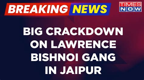 Breaking News | Encounter Takes Place On Lawrence Bishnoi Gang ...