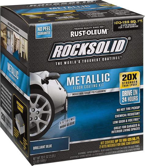 Rust-Oleum Rocksolid Metallic Garage Floor Coating - Chile | Ubuy