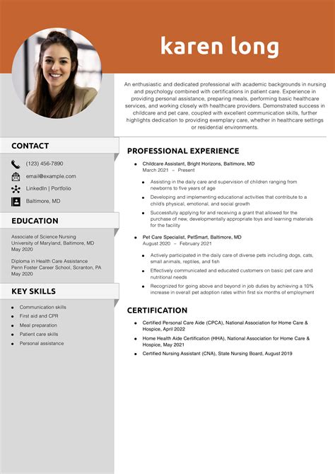 Best Caregiver Resume Examples and Templates for 2025