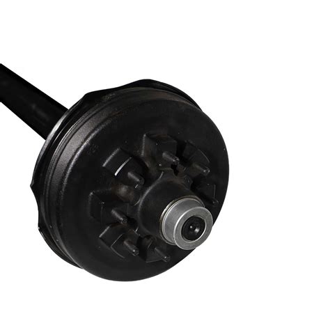 7000 lb Trailer Axle With Brakes | Round Straight | Trailer Axle Store