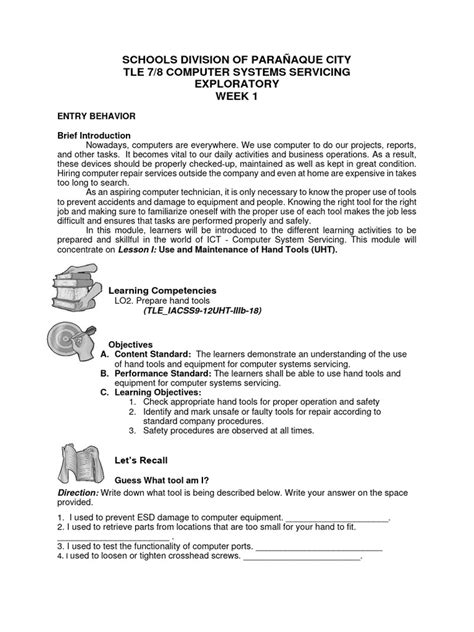 Image result for Tle Module Grade 8