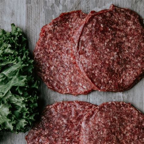 American Bison Ground Meat Patties | Hackmatack Farm