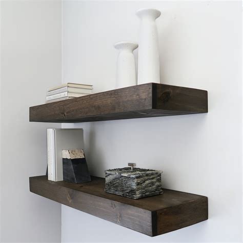 Handcrafted Modern 3" Thick Floating Shelves | Urbandi | Urbandi