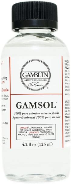 htconline.in| Gamblin Gamsol Odorless Mineral Spirits 500ml - htconline.in