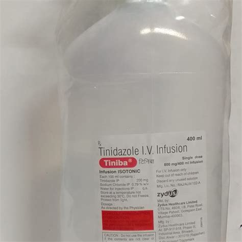Tiniba 800mg Infusion - Medical Help Desk
